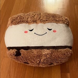 Squishable Large S'mores Stuffed Animal Toy - Brown and White